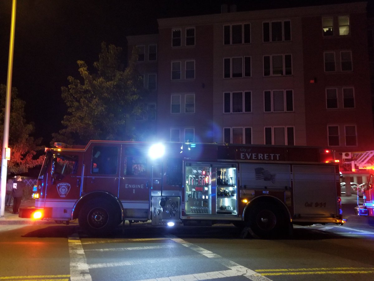 Everett   Box 1261 201 Chelsea St. Companies encountered a heavy smoke condition on arrival. Several occupants evacuated by EFD