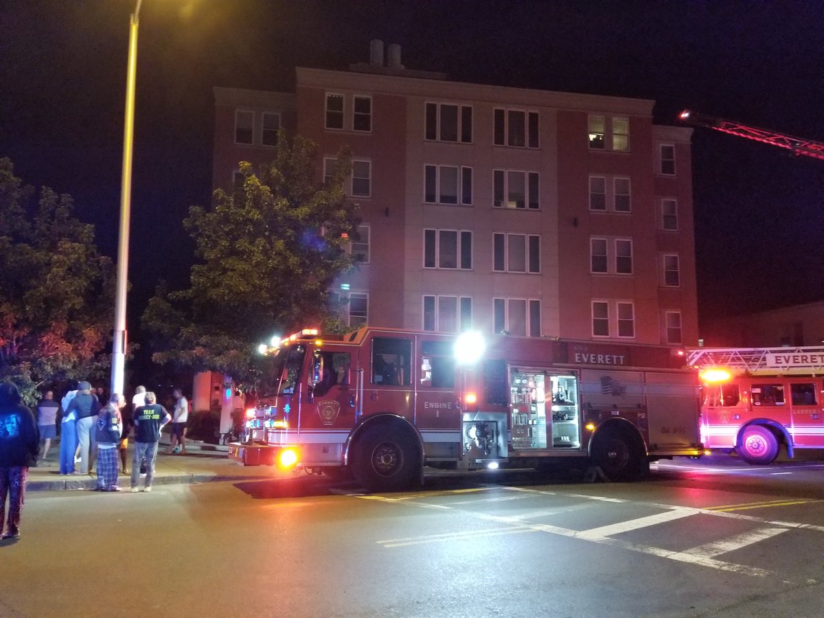 Everett   Box 1261 201 Chelsea St. Companies encountered a heavy smoke condition on arrival. Several occupants evacuated by EFD