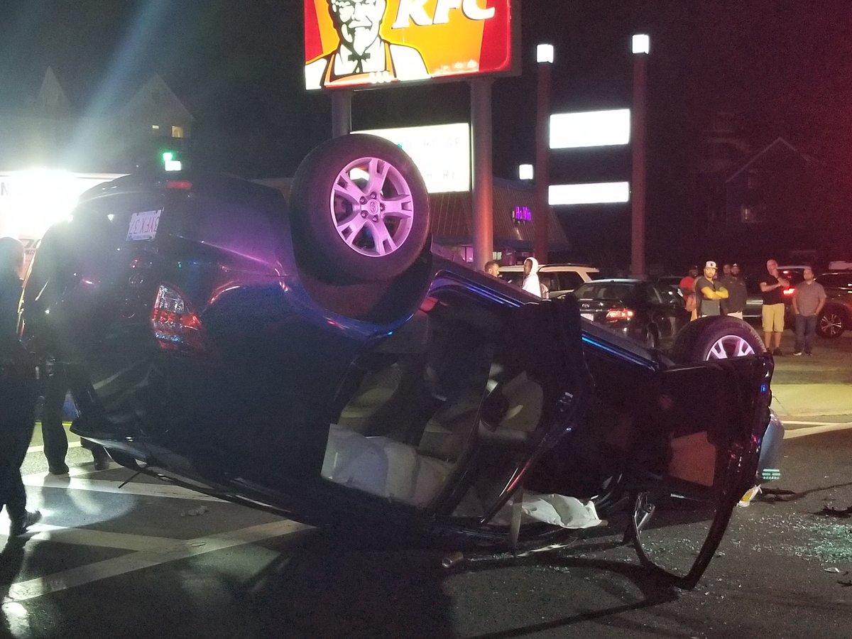 Everett  Rt 16 & Everett Ave  MVA Rollover with entrapment