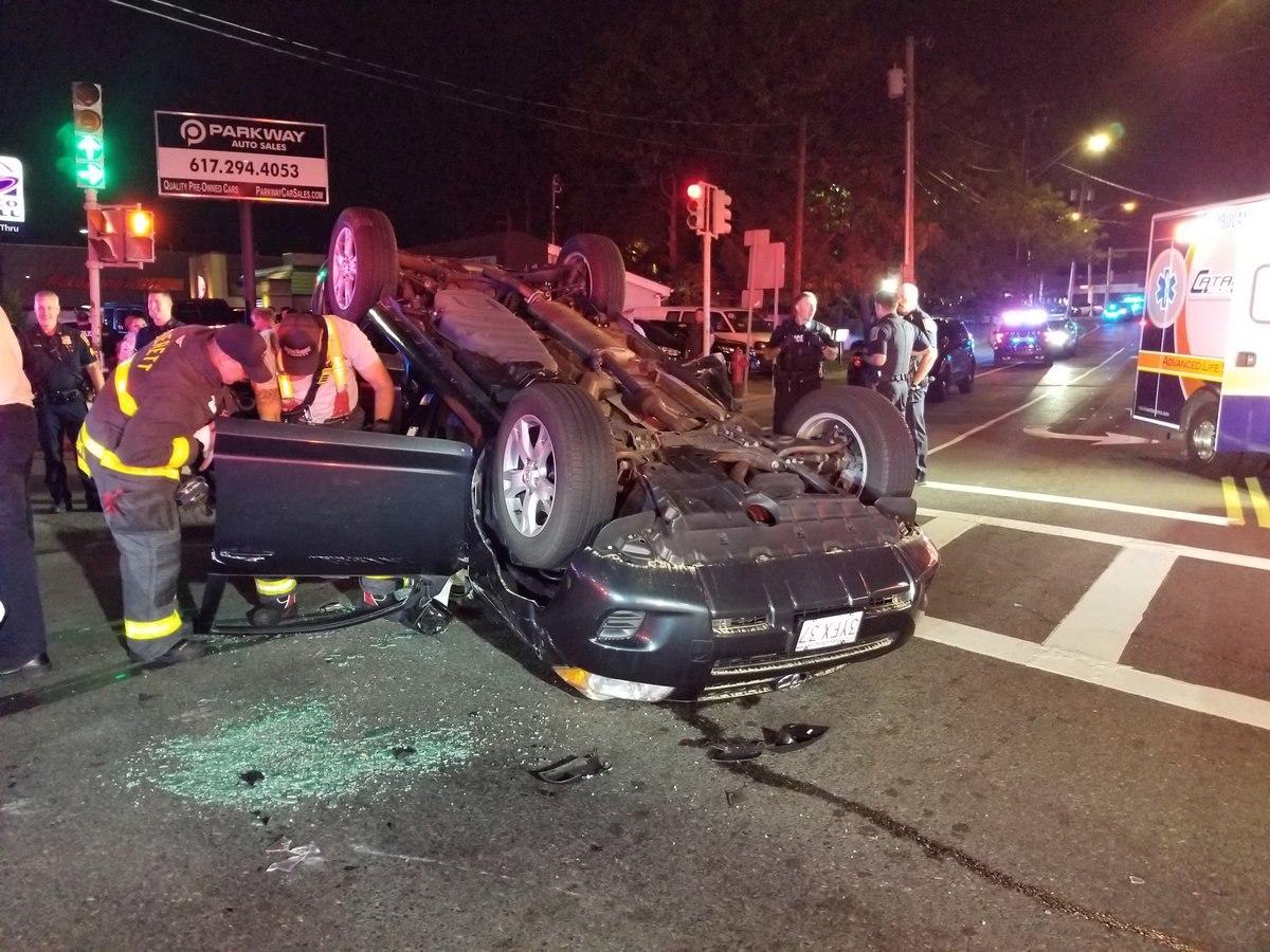 Everett  Rt 16 & Everett Ave  MVA Rollover with entrapment