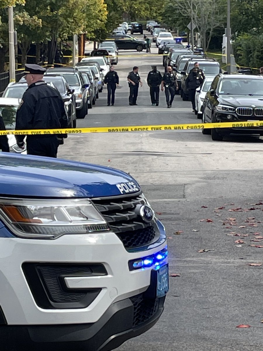 Roxbury double shooting victims according to Boston Police include 2 males..one with life threatening injuries..one non life threatening and so far no arrests