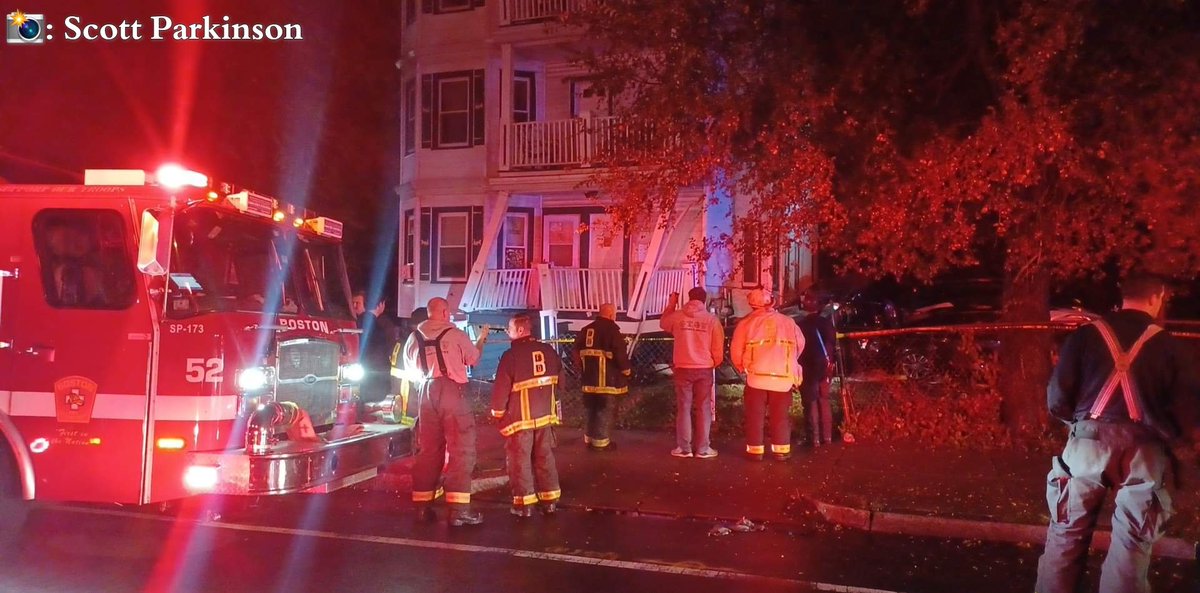 A pickup truck has struck a multi-family home on Morton St in Mattapan early this morning.