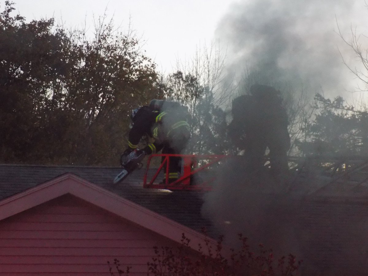 Yesterday, at 17:34. The Marlborough Fire Department received a call for a reported structure fire at 11 Peters Ave. E3 was first due and had smoke and fire showing from the structure on arrival and they struck the box and the 1st alarm. E3 stretched a line into the building