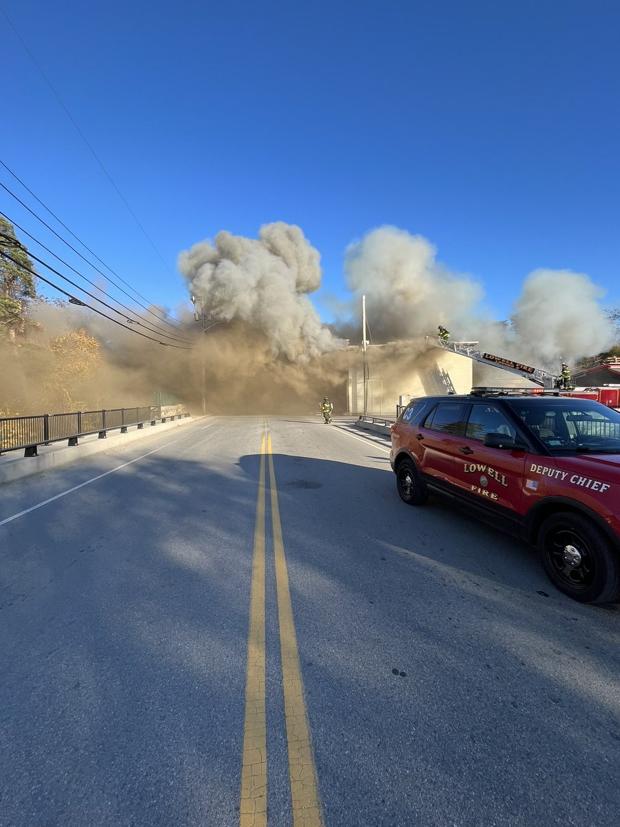 LOWELL FIRE  partial Structure Collapse, going defensive