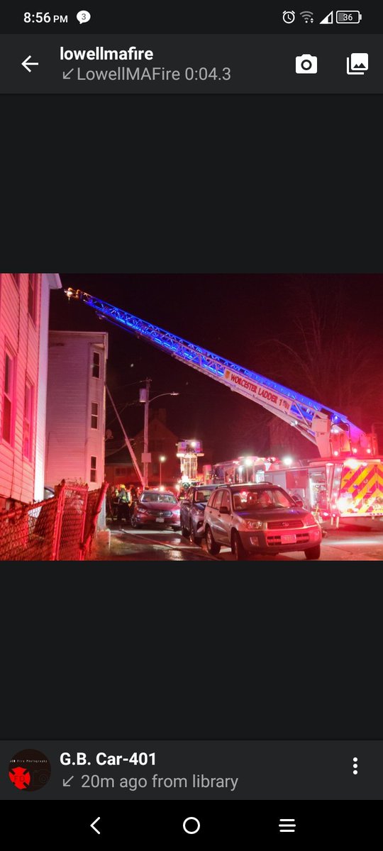 Fire scene in worcester ma 3rd alarm on Coral street