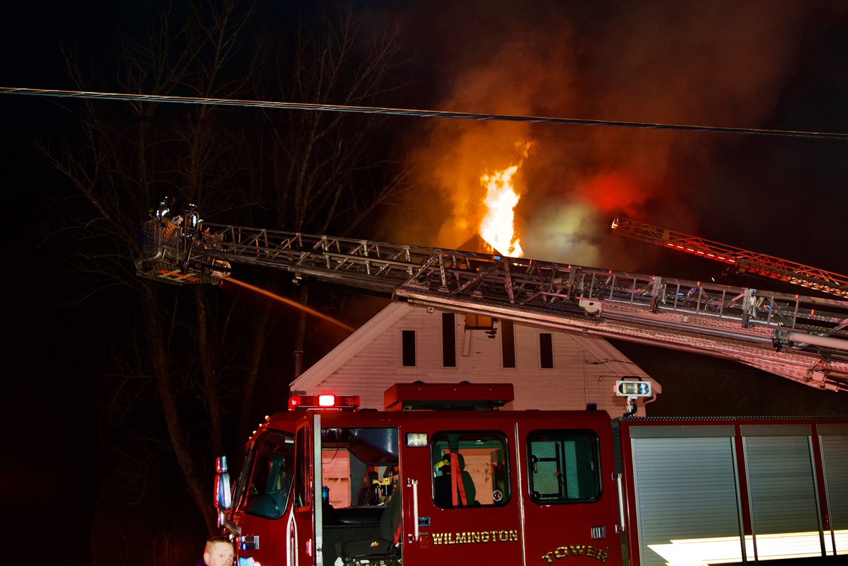 Wilmington Fire fought a 2 Alarm fire this morning 