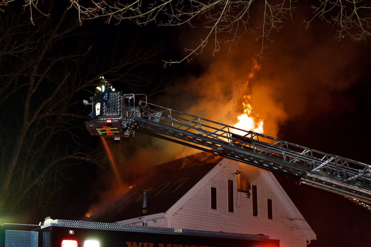 Wilmington Fire fought a 2 Alarm fire this morning 