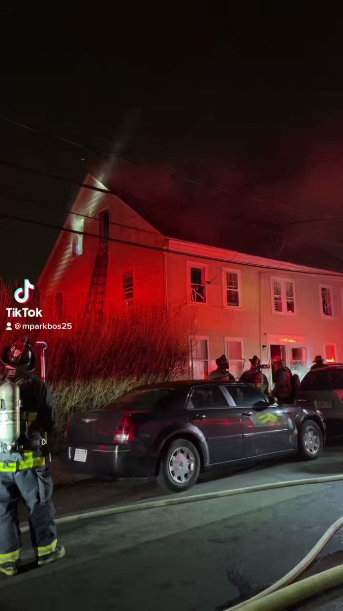 Boston: 55/57 Cedar St, 2 alarm fire in an occupied structure, electrical fire started in 55 then spread to 57, all occupants are out of the building, smoke conditions as of now, fire was on the second and third floors, interior and exterior attack