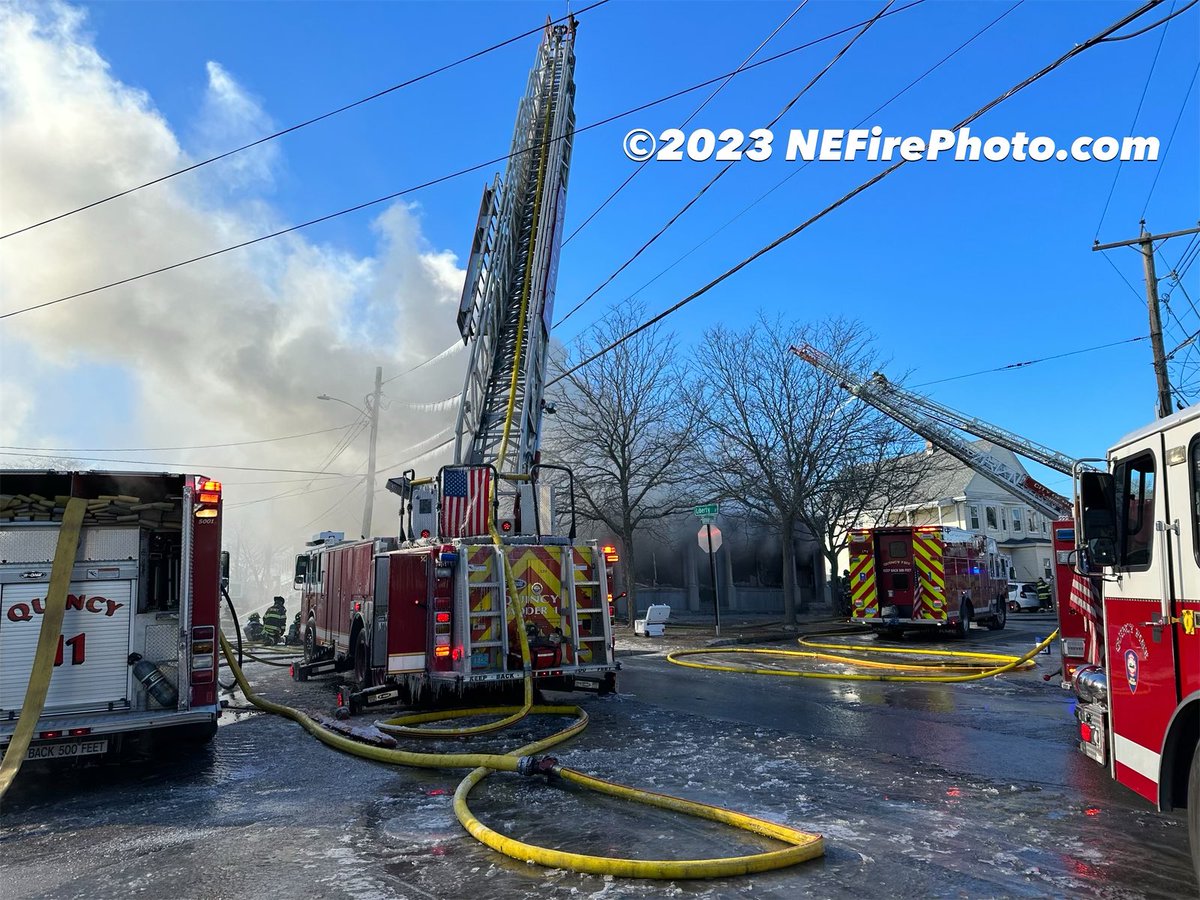 2nd Alarm Quincy MA on Liberty Street