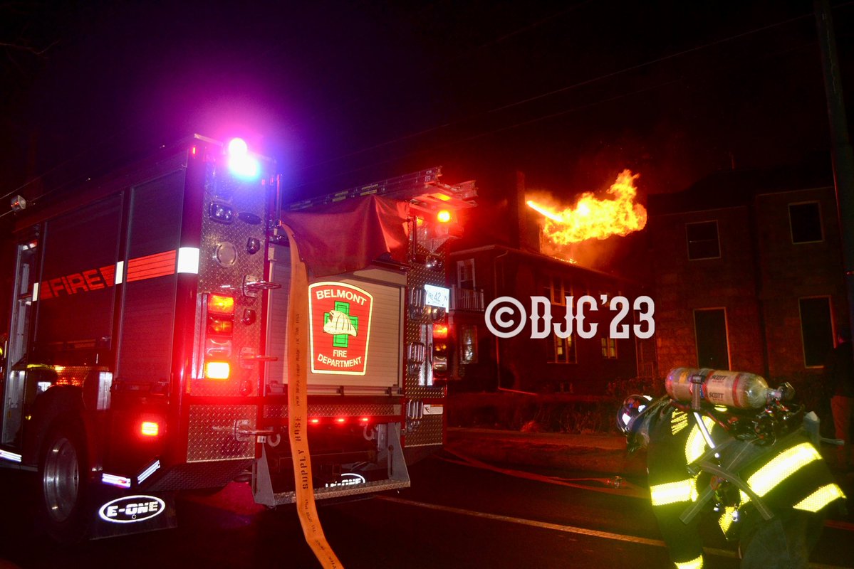 Belmont initially dispatched for wires arching in basement, arrived to conditions in the first image. Very quick K/D, the fire went to a 2nd Alarm