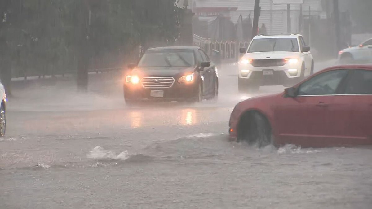 Street flooding - South Union Street in Lawrence