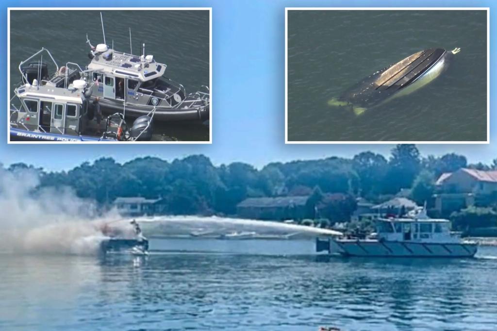 2 children, 3 adults hospitalized after boat fire at Massachusetts yacht club