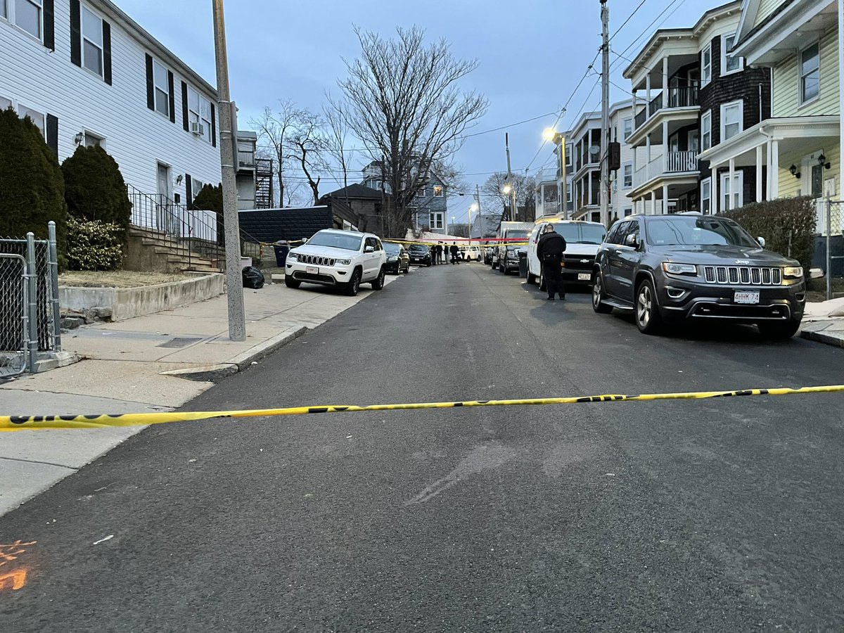Boston Police say juvenile has non-life threatening injuries after being shot on Bellevue St in Dorchester.