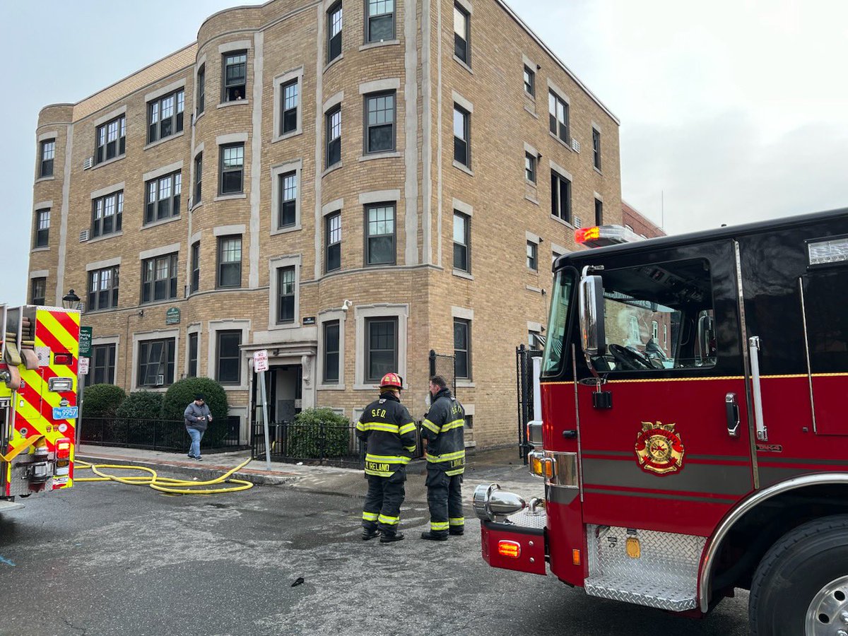 Recall is in 15 Saratoga St. There are no reported injuries. 5 people have been displaced and are being assisted by the Red Cross. Springfield Arson and Bomb Squad determined the cause to be a electrical malfunction in a bedroom located in Apt. 3B
