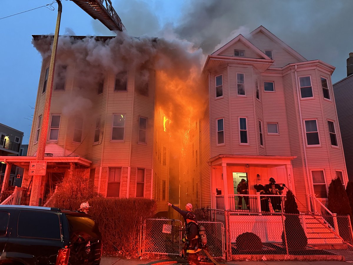 The 2 alarm fire is at 418-420 Bowdoin st Dorchester