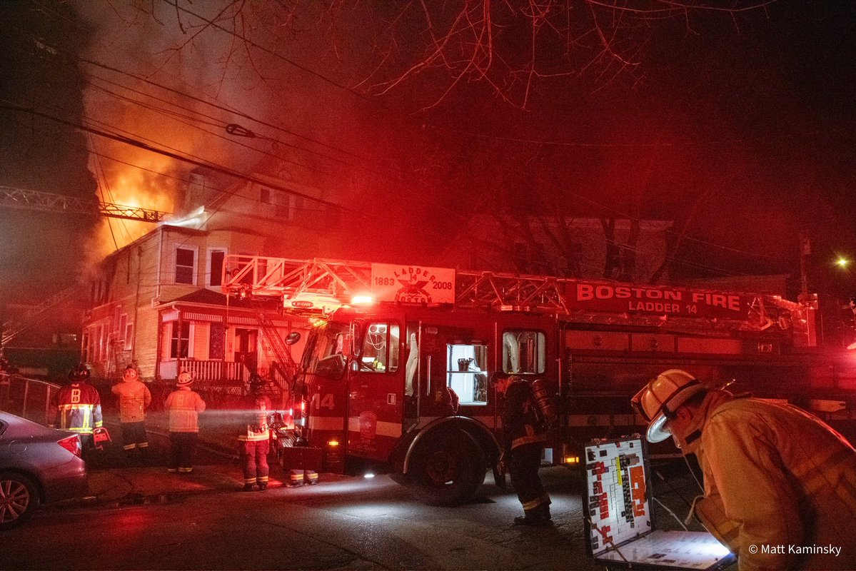 BOSTON - This morning, just after 2:00 AM, Boston Fire responded to 65 Ashford St for a fire. By 2:45 AM, they reached a 3rd Alarm with 7 lines run and an evacuation of the building was ordered. By 4:30 AM, the fire was out, however the same house rekindled later at 9:30 AM