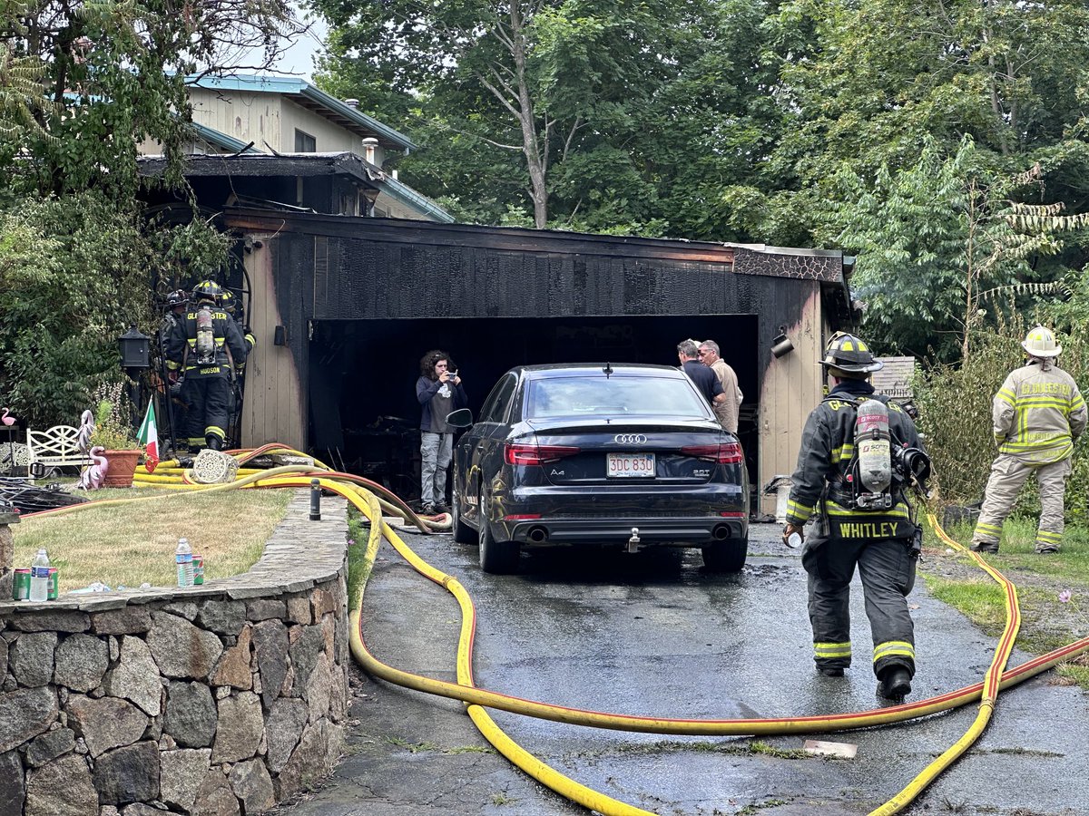 Fire in Gloucester on Marina Drive. 1 injured after a welding incident with an explosion