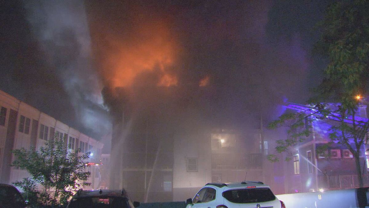 Dozens of people are displaced after a 6-alarm fire broke out at an apartment building in Chelsea