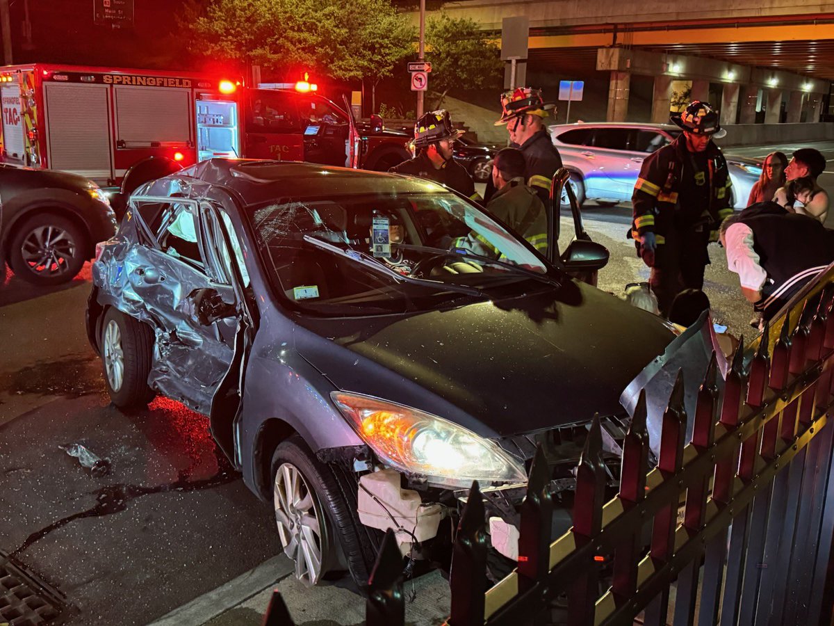 SFD responded to Union and E. Columbus Ave. for 2 vehicle MVA 2 occupant’s where transported to a local hospital with non life threatening injuries