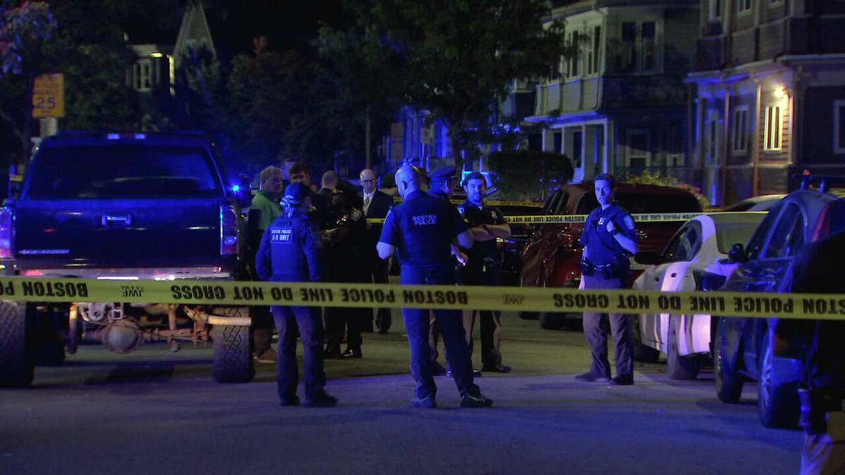 An investigation is underway after a woman and a baby were shot in Boston late Monday night in what police are calling a 'heinous, cowardly act.'