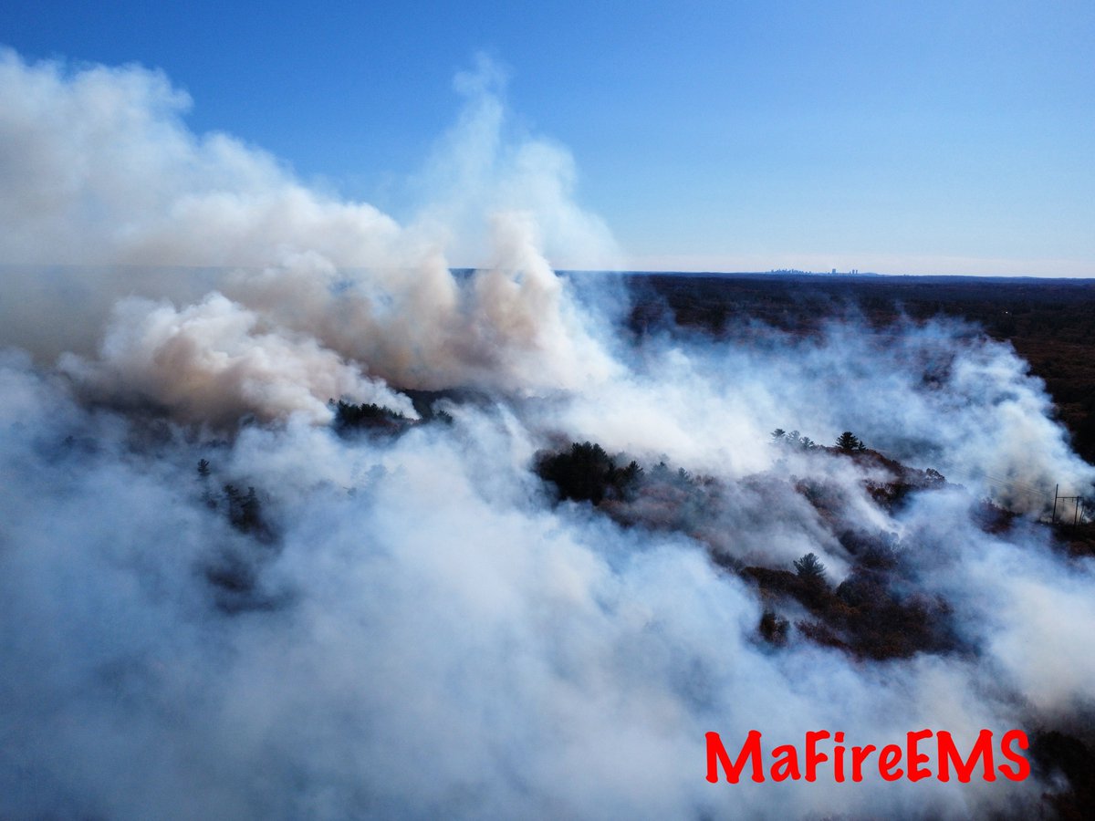 5th alarm of fire equivalent Middleton Ma, extensive brush fire Upton Hills Lane