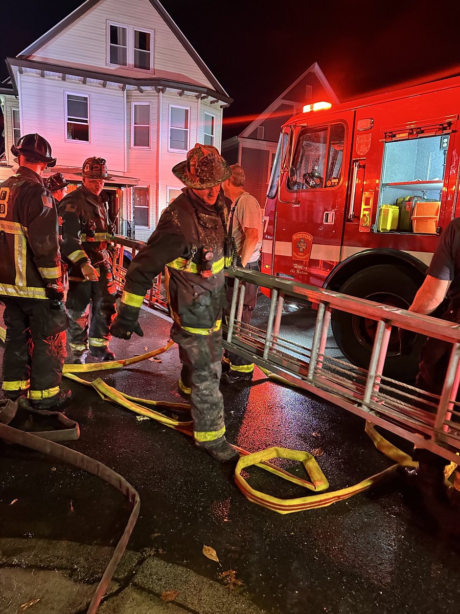 Deputy Chief Brian Tully briefs the media on the 3rd alarm fire on Woodville st. There were no injuries to report, 9 adults &1 child were displaced. Detail companies will remain to monitor hot spots and the BFD-FIU are investigating determine the cause of the fire