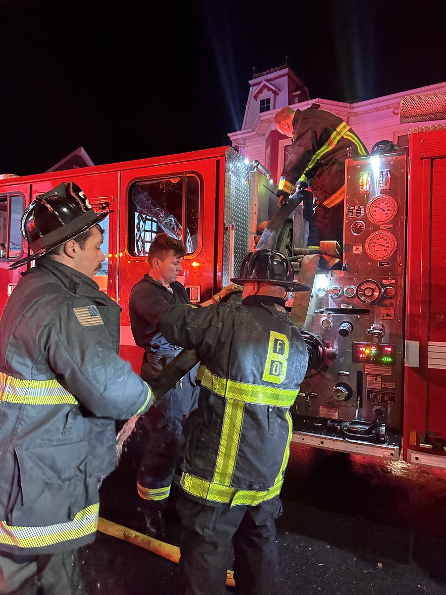 Deputy Chief Brian Tully briefs the media on the 3rd alarm fire on Woodville st. There were no injuries to report, 9 adults &1 child were displaced. Detail companies will remain to monitor hot spots and the BFD-FIU are investigating determine the cause of the fire