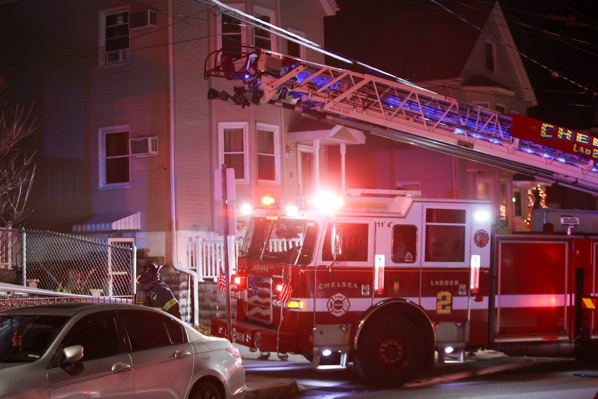 Firefighters in Chelsea made quick work of a fire in the ceiling of a dwelling on Carroll St this evening