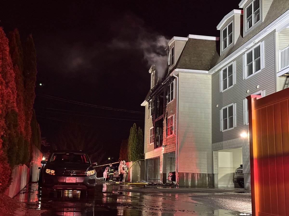 Gloucester MA multiple alarm fire with rescues