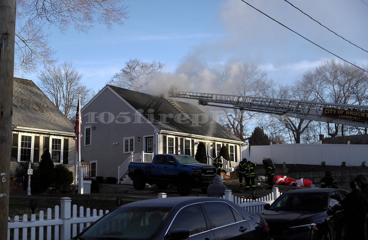 This morning, Brockton Fire responded to a working fire at 44 Thompson Ave