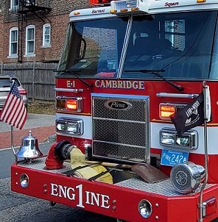 Engine 1 & Ladder 1 were dispatched to a fire alarm activation at 1010 Mass Av, a 6 story, brick & wood apt bldg. On arrival, with smoke in the bldg & the sound of water flowing, Engine 1 ordered the full box assignment