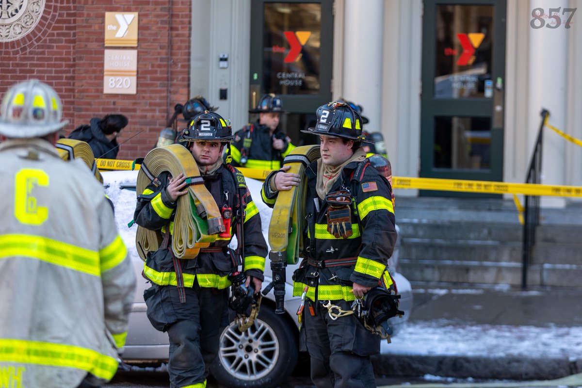 Cambridge Firefighters extinguished a mattress fire on the 4th floor of the Central Square YMCA on Mass Ave this afternoon