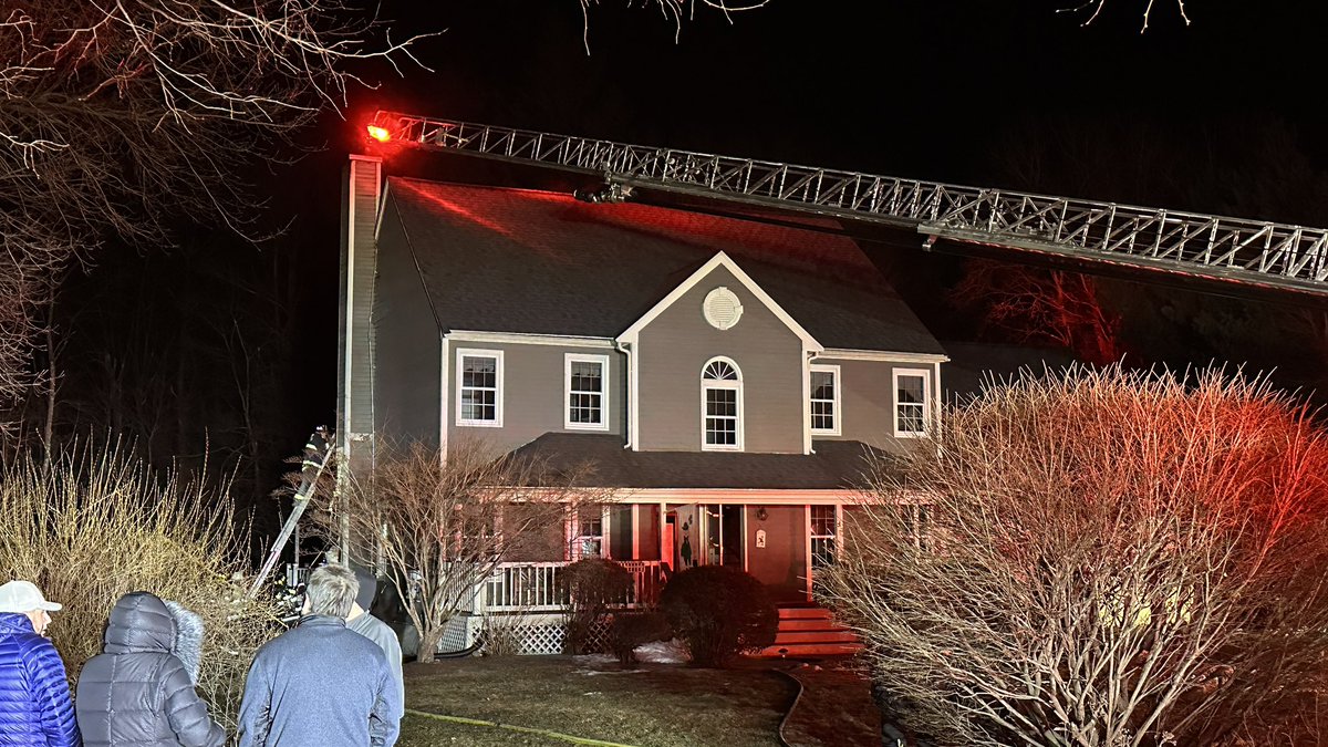 scene Medway, Royal Heights, working fire. Chimney fire with extension. Fire is k/d