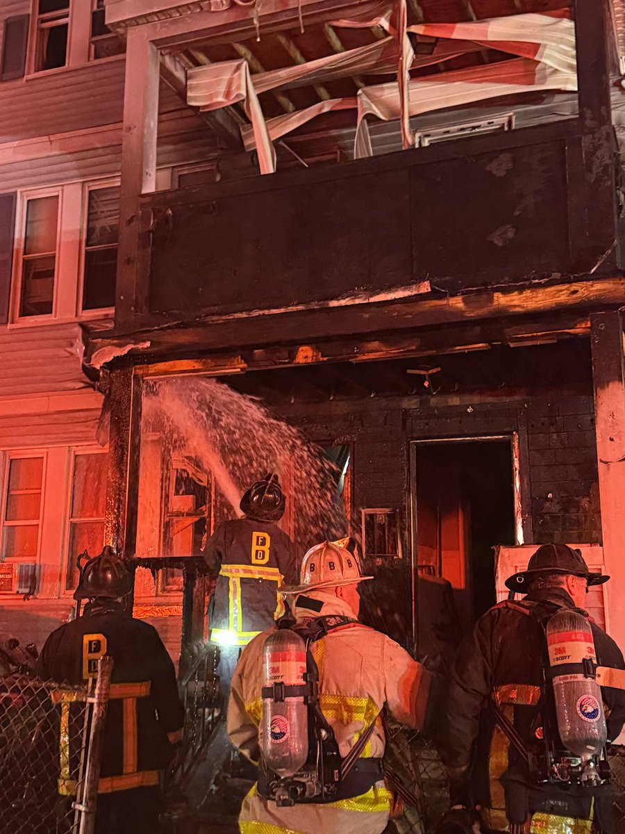 Heavy fire on the 1st & 2nd floor porches of 59 Goodale Rd Mattapan. A 2nd alarm was immediately ordered. Firefighters were able to quickly contain and extinguish the fire