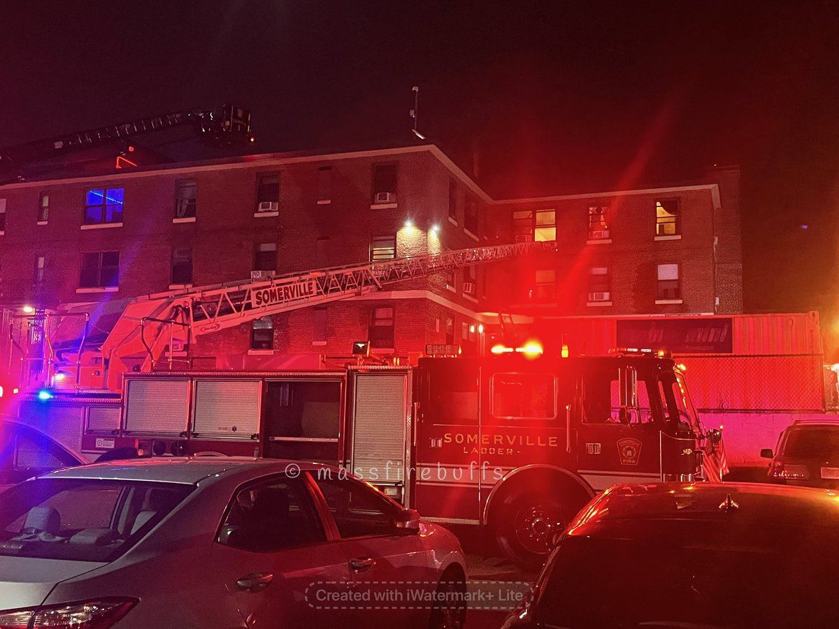Somerville ma 2nd alarm 268 powder house blvd  crews got a 911 call for a structure  first arriving crews found heavy fire showing from the 2nd floor window  with rescue is being made great stop by Somerville FD