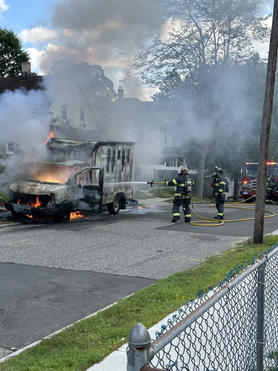SFD “On Scene” 25 Shamrock st. Truck fire there are no reported injuries Springfield Arson And Bomb Squad is investigating