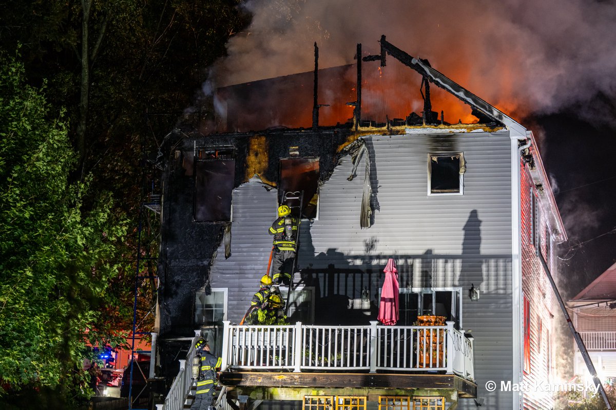 Crews in Winchester battling a 2-alarm fire overnight. 