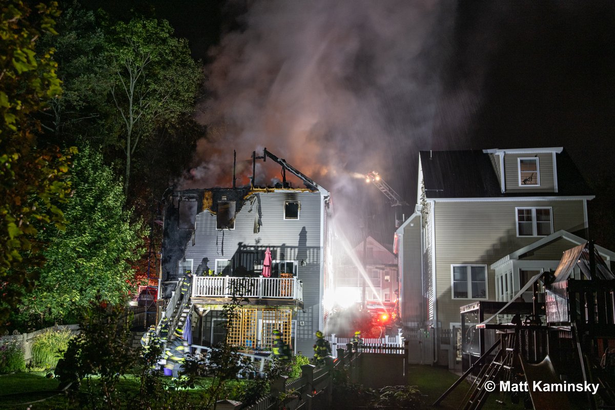 Crews in Winchester battling a 2-alarm fire overnight. 