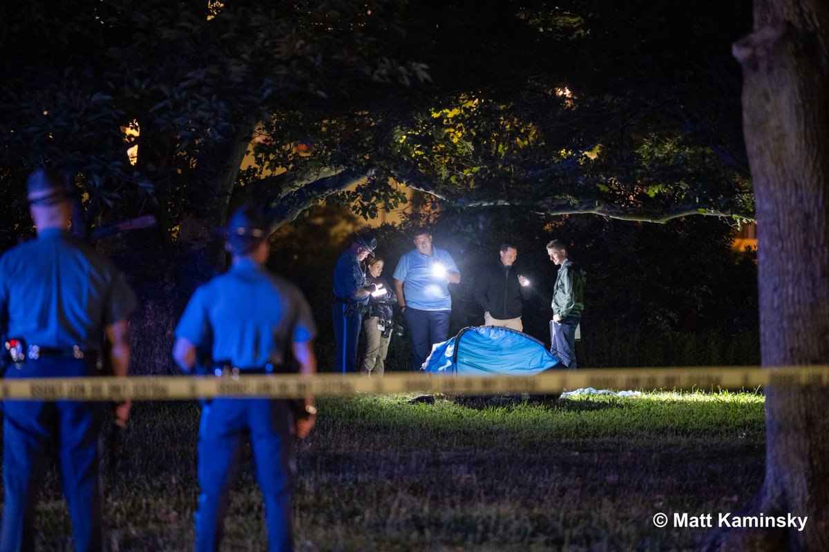 Investigation underway overnight in Cambridge after a stabbing. 