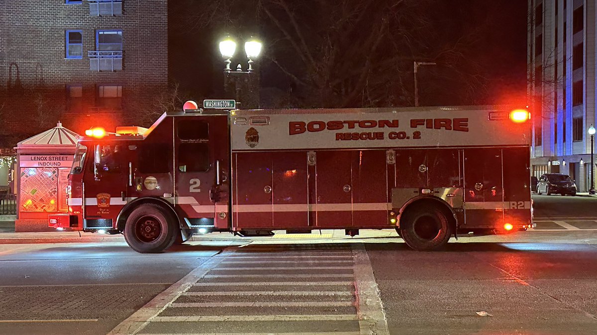 Boston fire on scene at 1850 Washington St for an odor of smoke.