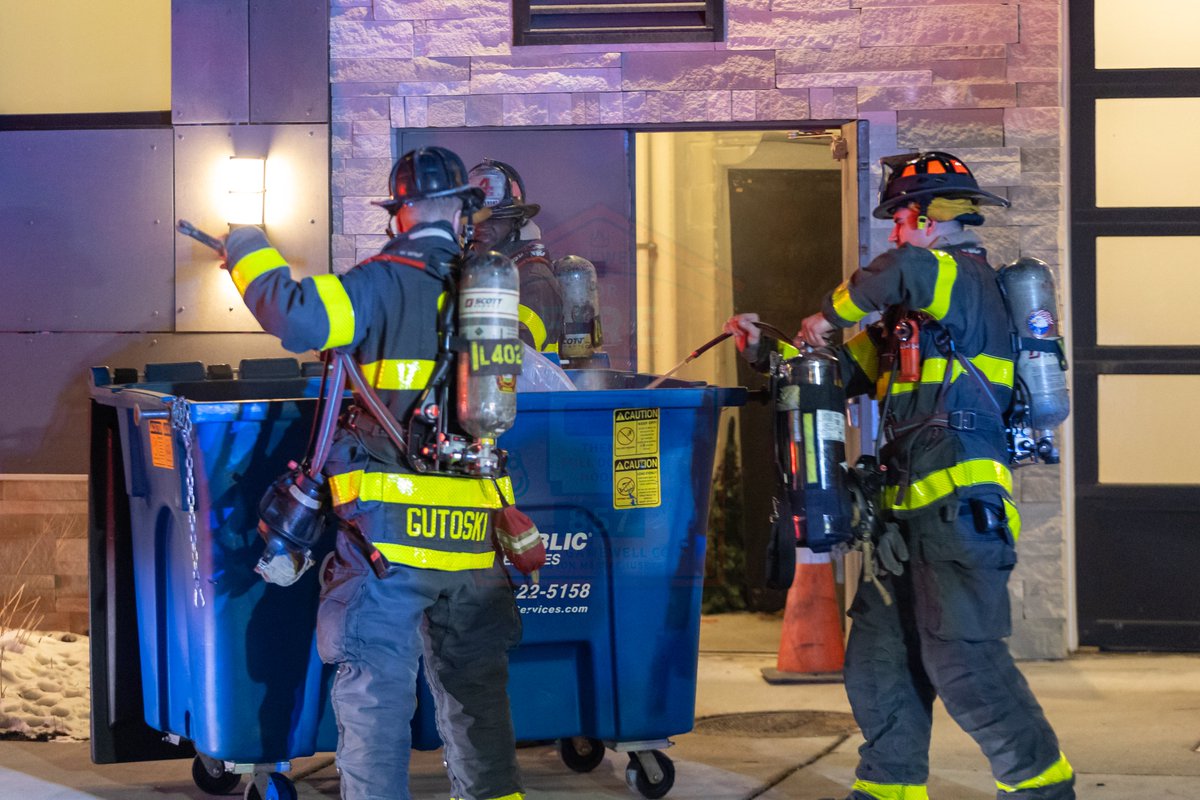 Cambridge box 9116 was struck for an odor of smoke in an apartment building on Fawcett St. Companies located a small fire in a dumpster in the trash room causing a light smoke condition in the garage. Firefighters quickly extinguished the fire