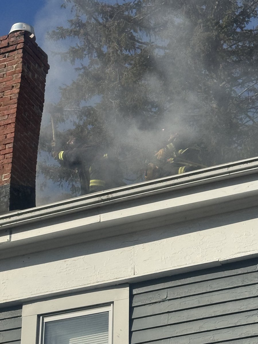 BOSTON,MA - OPERATING AT A 2ND ALARM FIRE Heavy fire knocked down all occupants safely evacuated from the home . Companies are overhauling hot spots