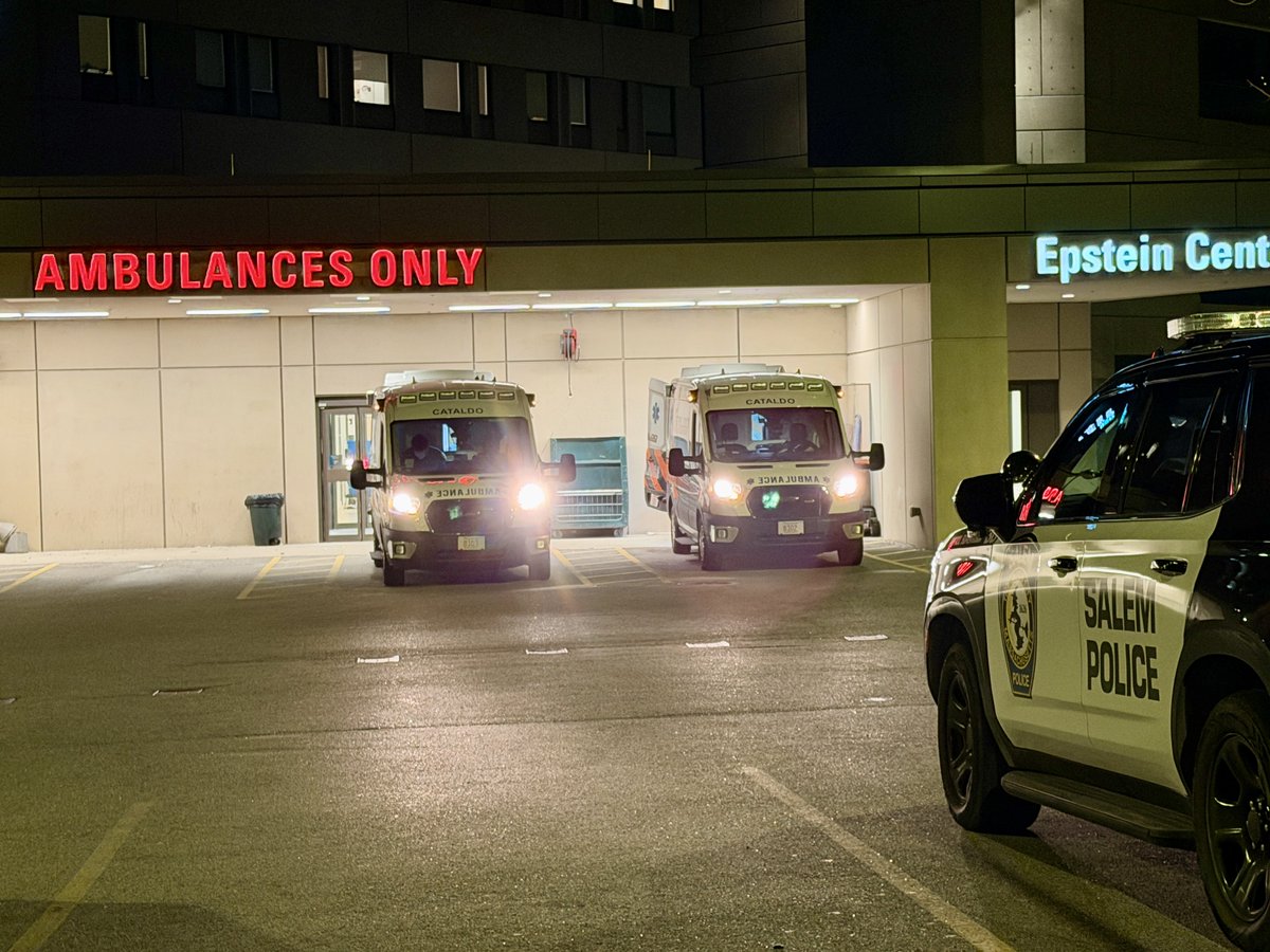 A Salem PO was struck by a car in a hit and run on Pope Street last night during an investigation. The female officer was transported to the Salem Hospital with non life threatening injuries. There was a BOLO for a Rhode Island registered car