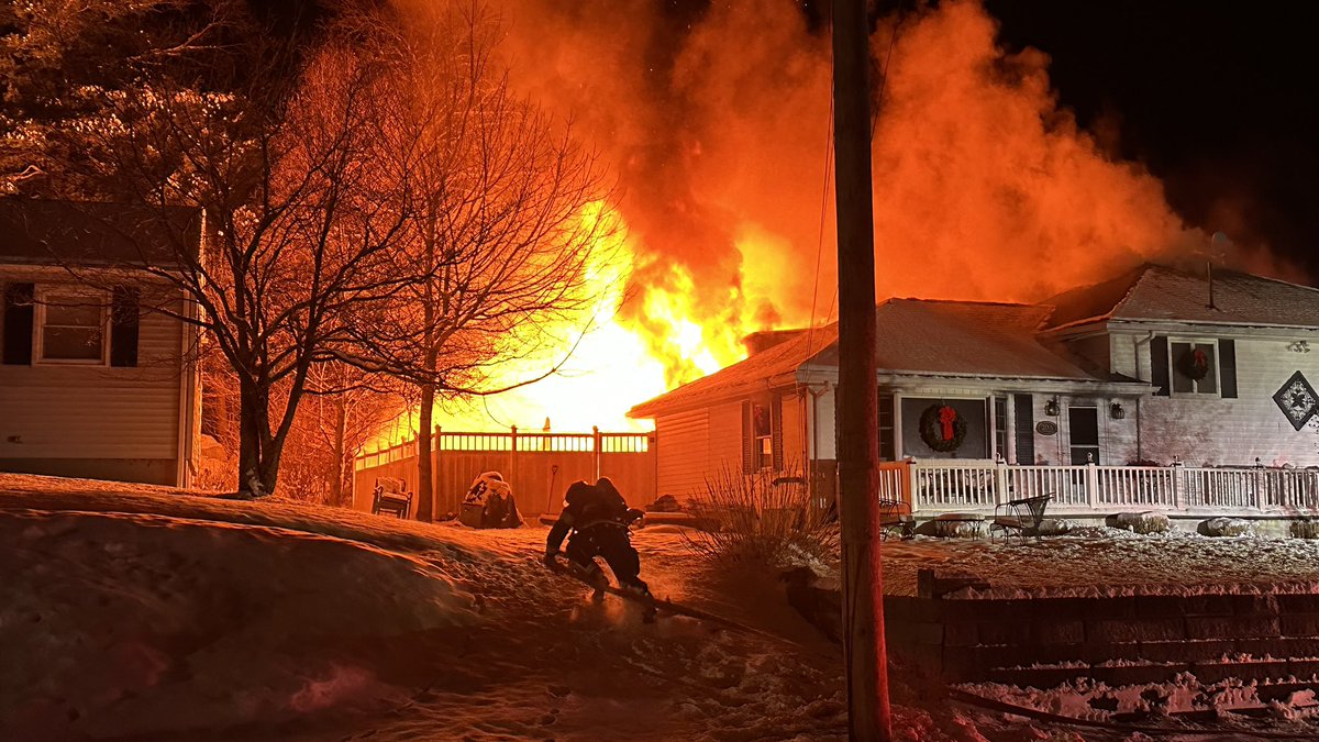 On scene Uxbridge, 2nd alarm on Pine Grove