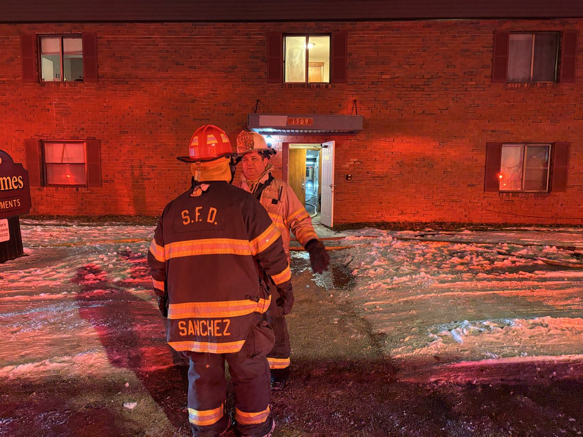 SFD responded to 1309 St. James Ave for a reported structure fire. First arriving crews located a fire in apt 1B. The fire has been extinguished. There are no reported injuries. 1 occupant has been displaced.  Cause is under investigation
