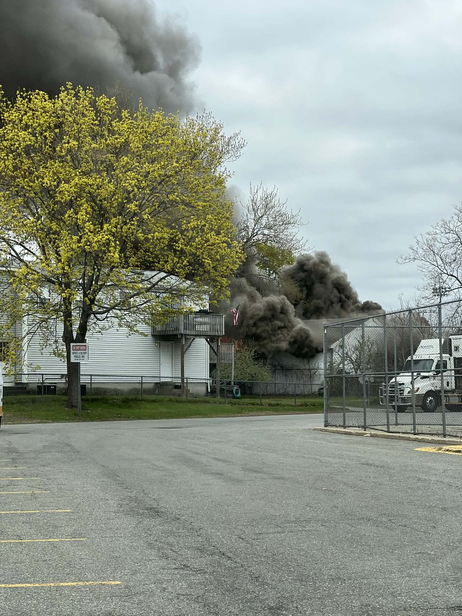 Photos of pre-early arrival of today’s fire on Village St. in Lowell