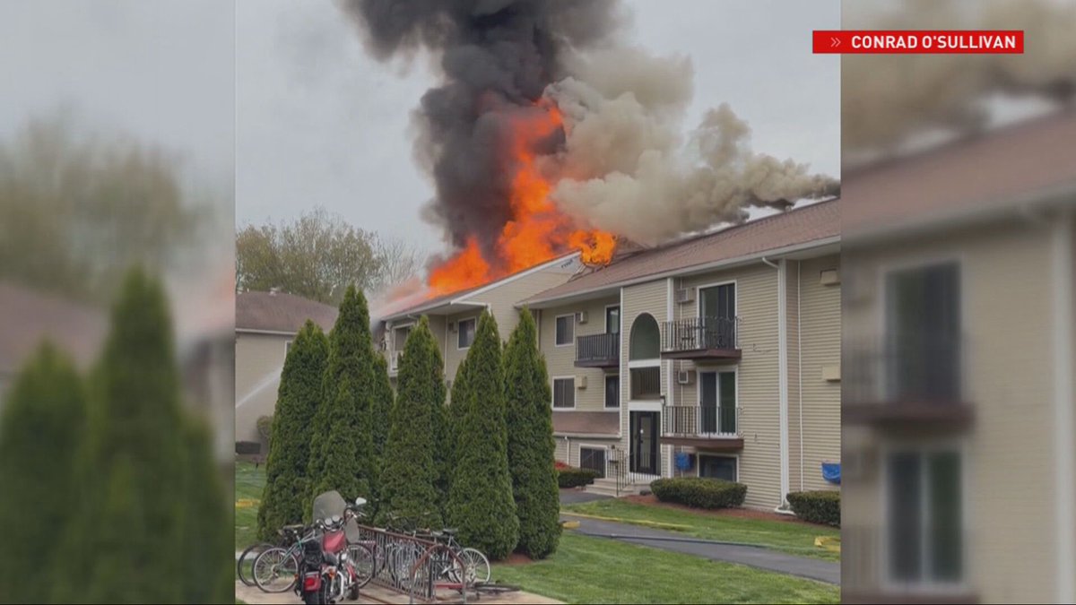 80 people without a home after this North Attleboro fire - the largest in town in decades.