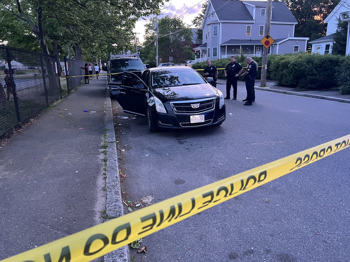 Brockton Police confirm two people have been stabbed outside the James Edgar Playground. Both have been transported to Boston hospitals