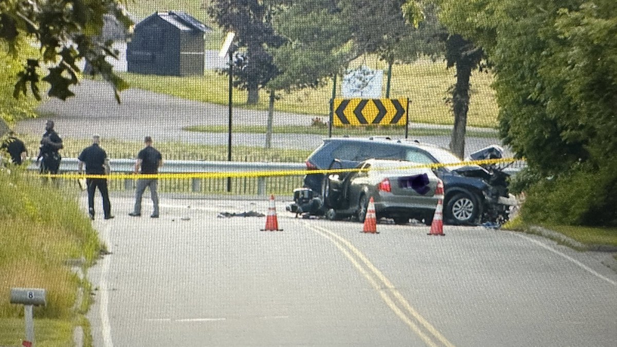 Grafton. Providence Rd and Milford St. Fatal crash involving 2 vehicles and a motorcycle
