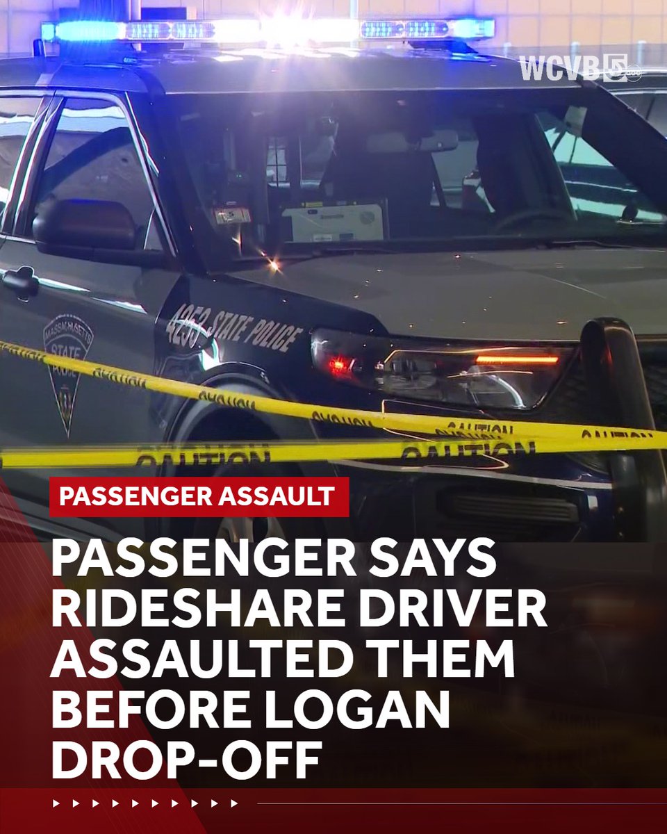 State police are investigating after a passenger reported being assaulted by a rideshare driver before a Logan Airport drop-off